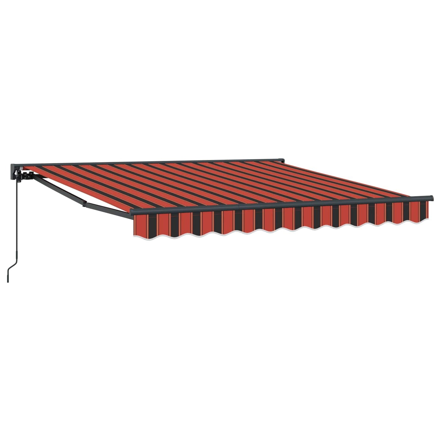 vidaXL Awning Frame Orange and Black 350 x 250 cm