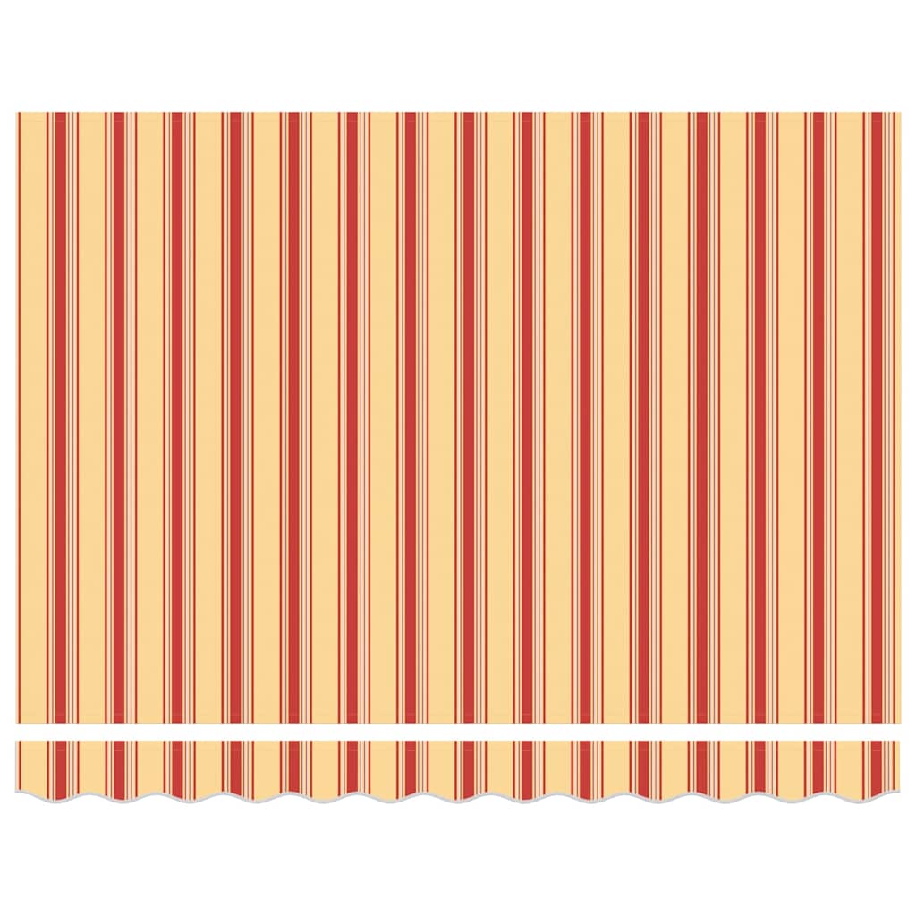 vidaXL Awning Manual Yellow and Orange 350 x 250 x 165 cm Polyester