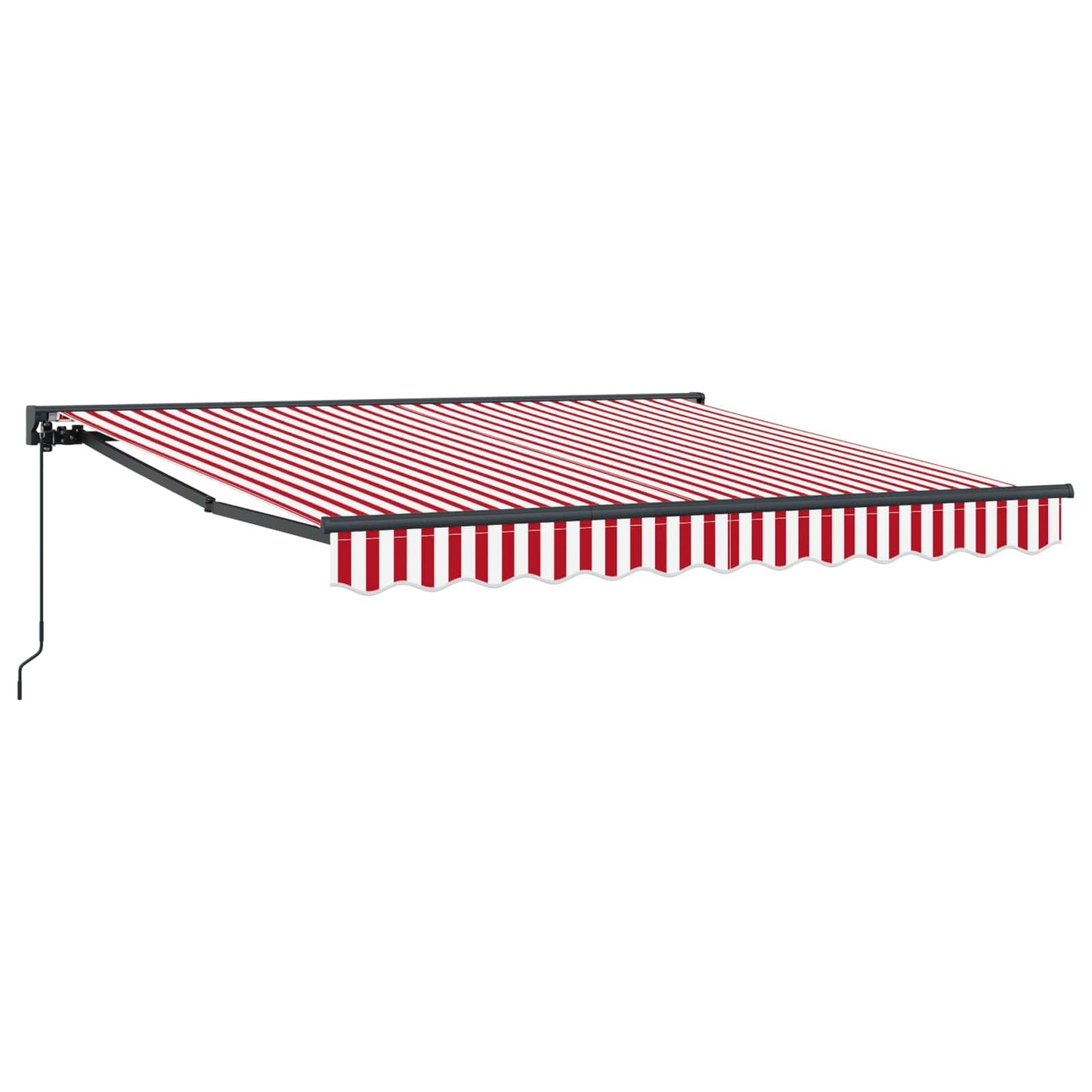 vidaXL Awning Frame Red and White 350 x 250 cm