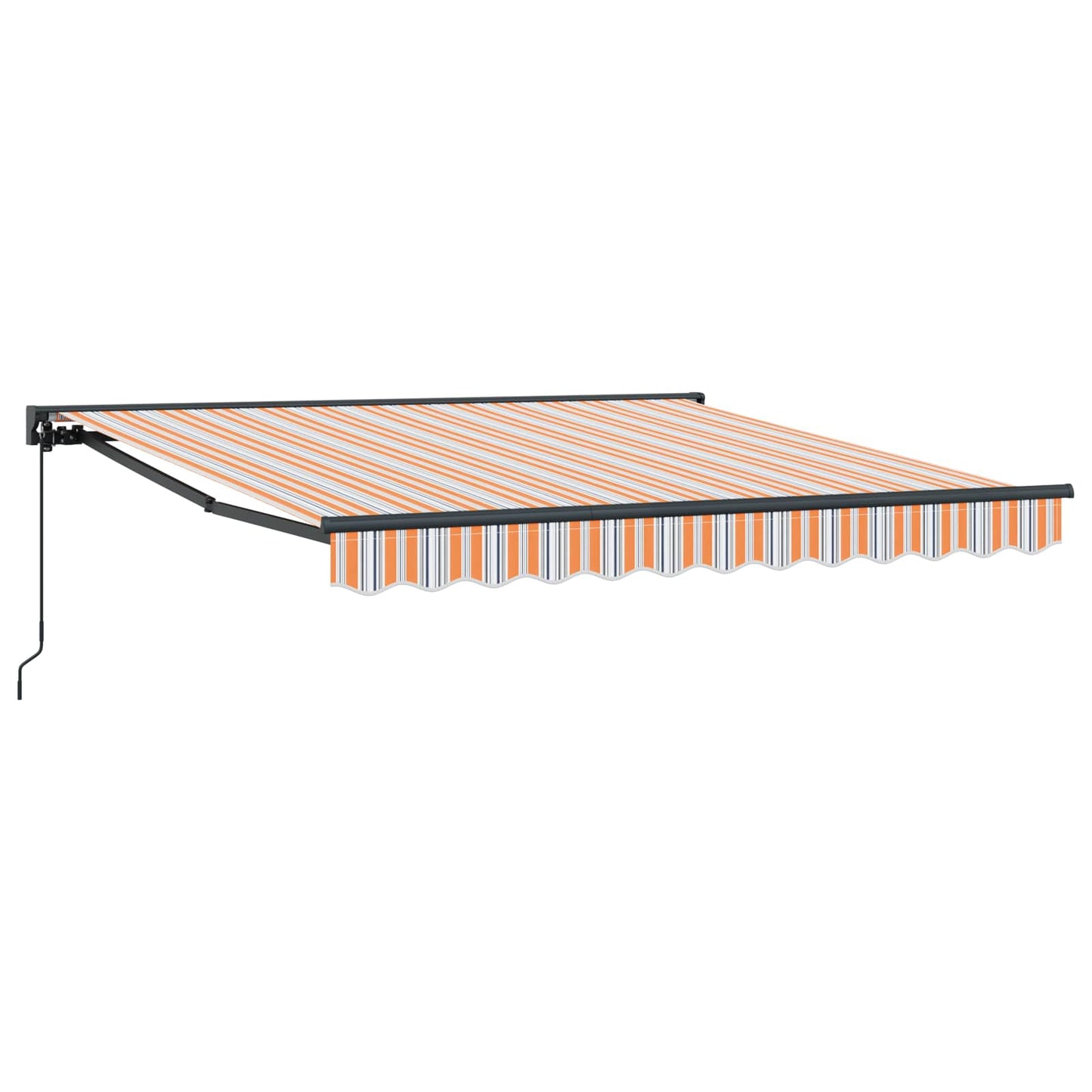 vidaXL Awning Frame Blue and Orange 350 x 250 cm