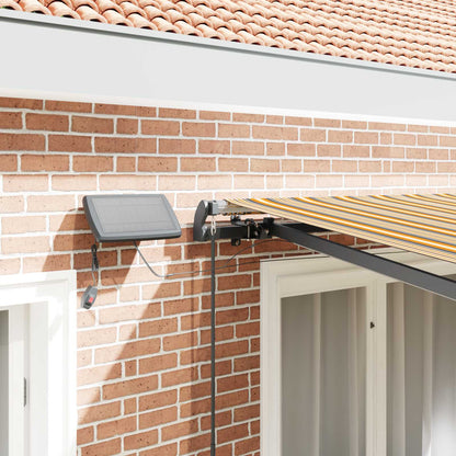 vidaXL Retractable Awning Multicolour 350 x 250 cm