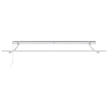 vidaXL Retractable Awning Black 350 x 250 cm Polyester and Aluminium