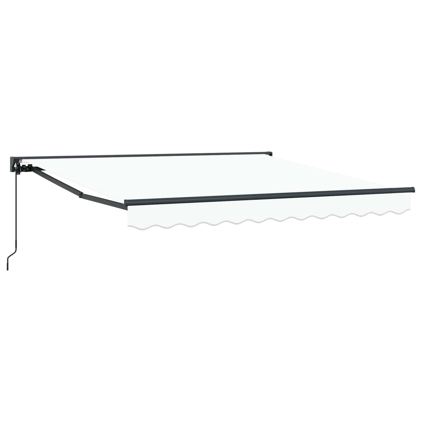vidaXL Awning Frame White 350 x 250 cm Polyester with PU coating