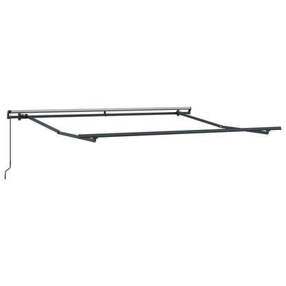 vidaXL Retractable Awning Red 350 x 250 cm Polyester and Aluminium