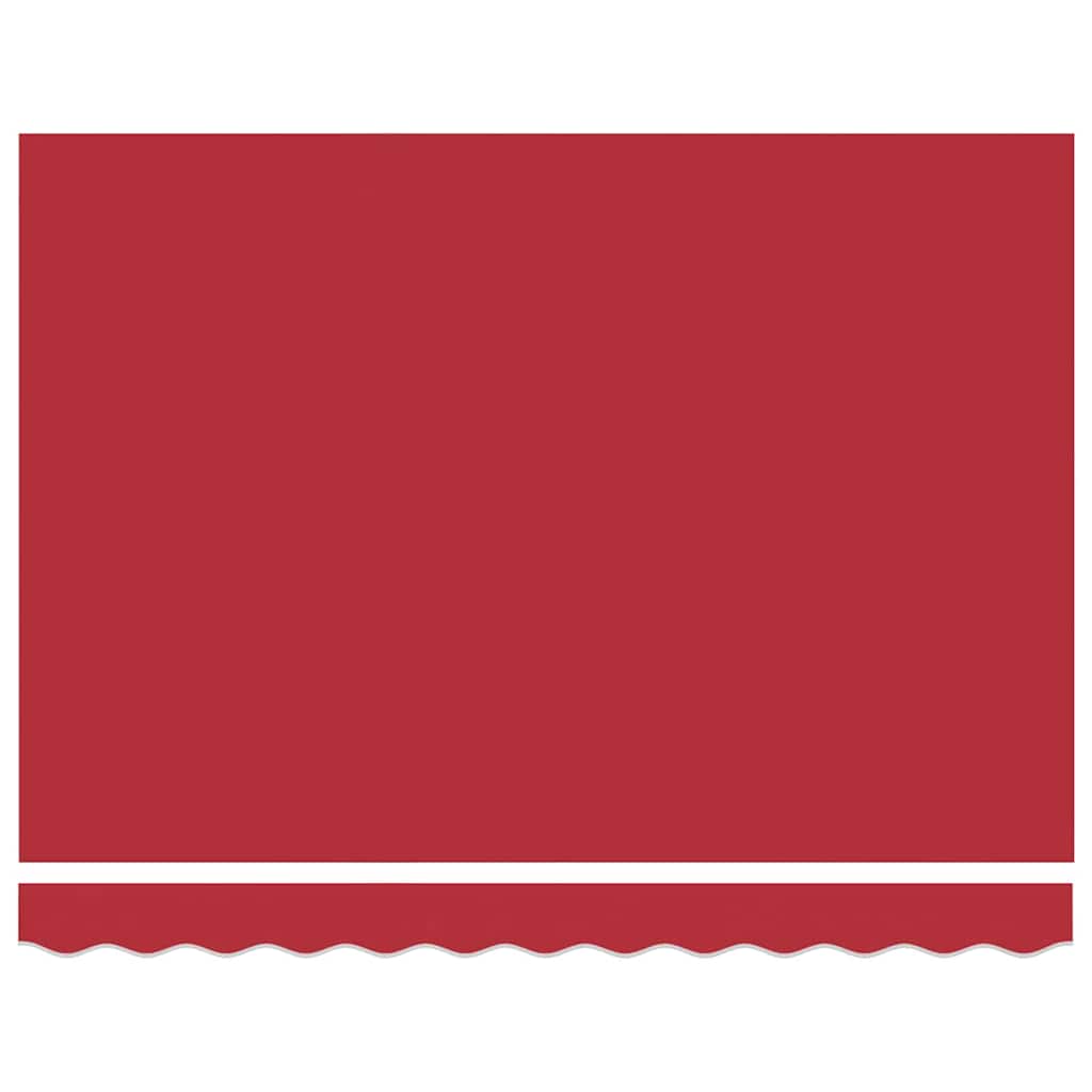vidaXL Awning Frame Red 350 x 250 cm Polyester with PU coating