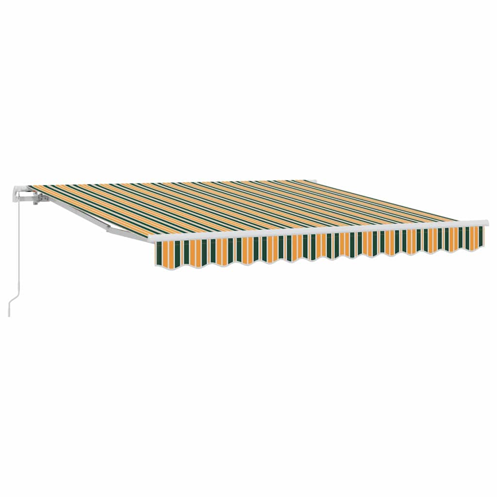 vidaXL Retractable Awning Multicolour 350 x 250 cm