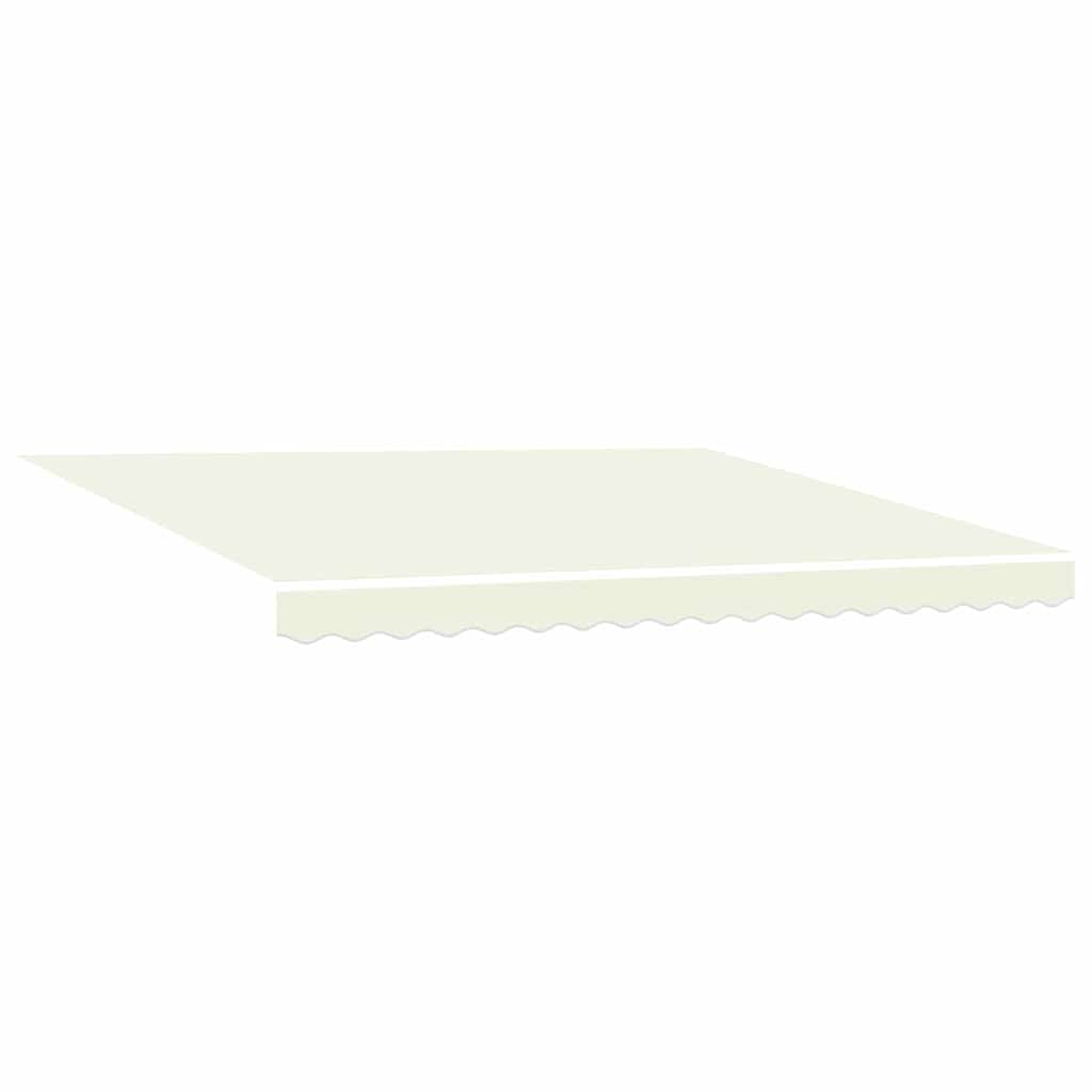 vidaXL Awning Frame Cream 400 x 300 cm Polyester with PU coating