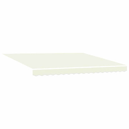 vidaXL Retractable Awning Cream 400 x 300 cm Polyester and Aluminium