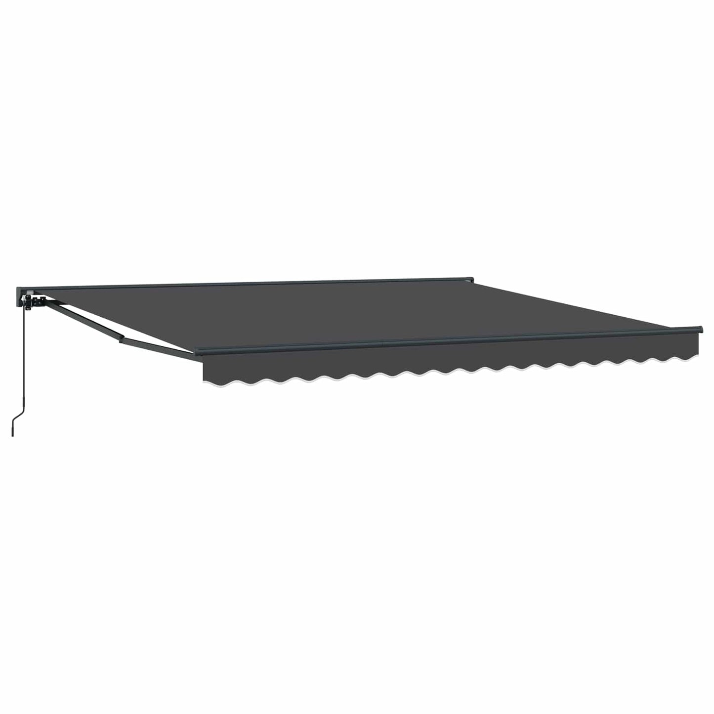 vidaXL Awning Frame Anthracite 400 x 300 cm Polyester with PU coating