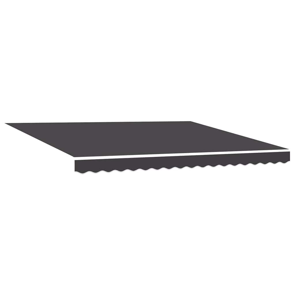 vidaXL Retractable Awning Manual Anthracite 400 x 300 cm