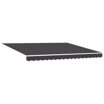 vidaXL Retractable Awning Manual Anthracite 400 x 300 cm