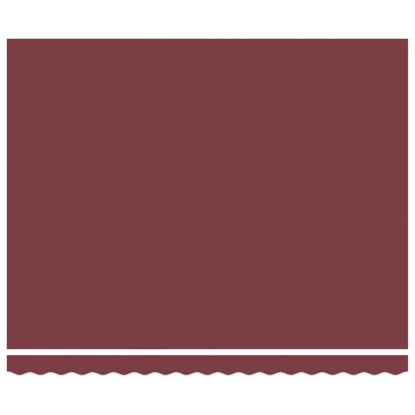 vidaXL Awning Frame Burgundy 400 x 300 cm Polyester with PU coating