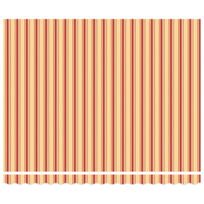 vidaXL Retractable Awning Yellow and Orange 400 x 300 cm