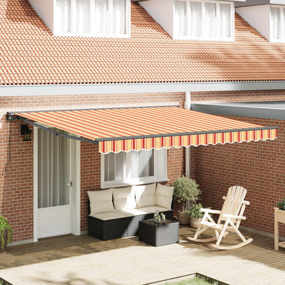 vidaXL Awning Frame Multicolour 400 x 300 cm Polyester with PU coating