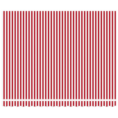 vidaXL Awning Frame Red and White 400 x 300 cm