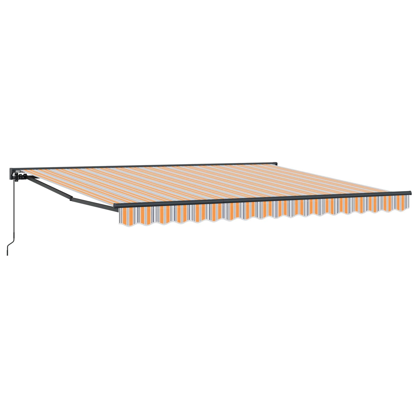 vidaXL Awning Frame Blue and Orange 400 x 300 cm