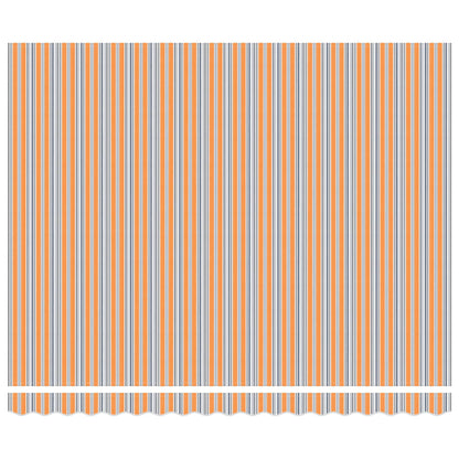 vidaXL Awning Frame Blue and Orange 400 x 300 cm