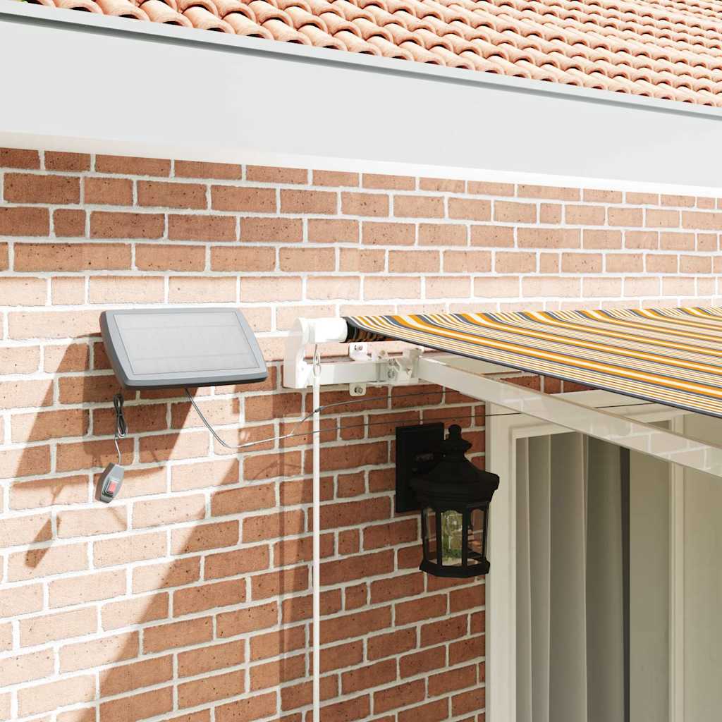 vidaXL Retractable Awning Multicolour 400 x 300 cm