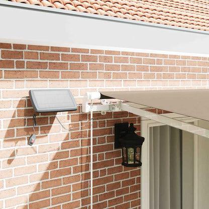 vidaXL Retractable Awning Beige 400 x 300 cm Fabric and Aluminium