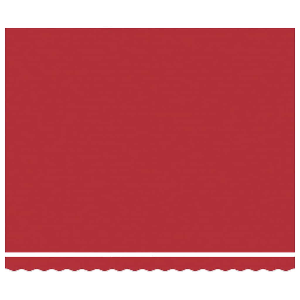 vidaXL Retractable Awning Red 400 x 300 cm Fabric and Aluminium