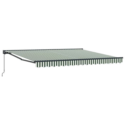 vidaXL Awning Frame Green and White 400 x 300 cm