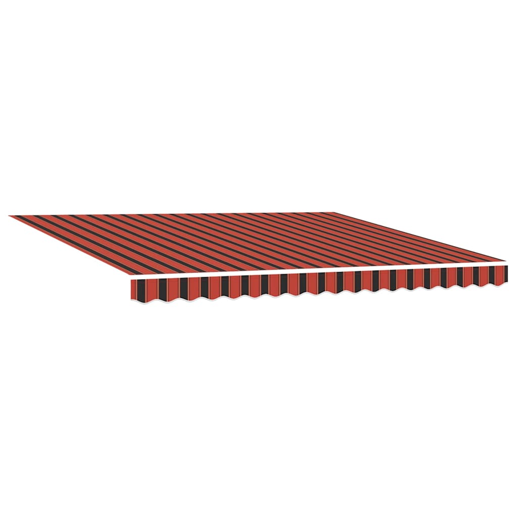 vidaXL Retractable Awning Orange 400 x 350 cm Polyester and Aluminium