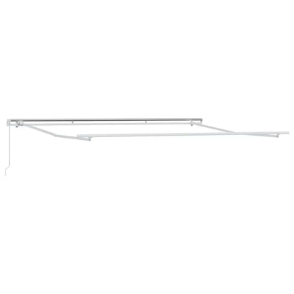 vidaXL Retractable Awning Orange 400 x 350 cm Polyester and Aluminium