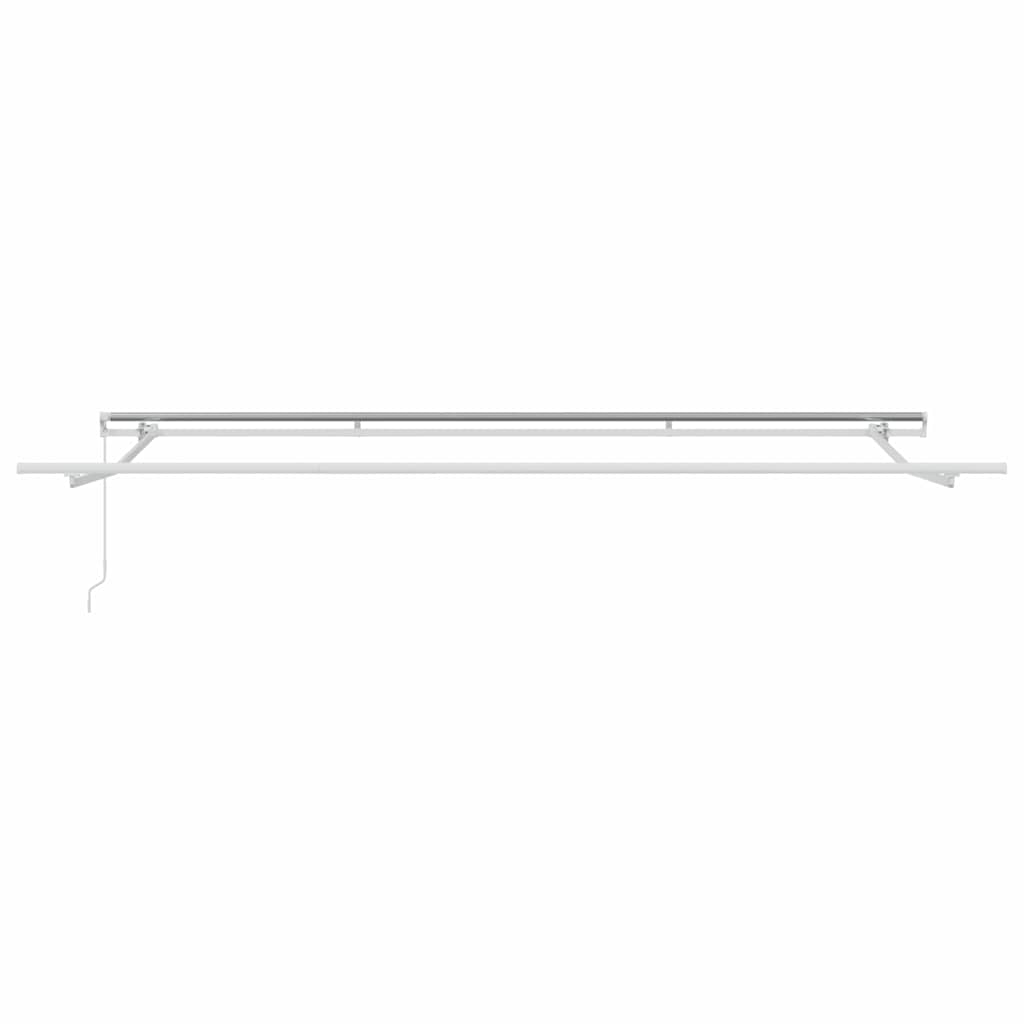 vidaXL Retractable Awning Orange 400 x 350 cm Polyester and Aluminium