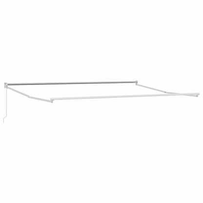 vidaXL Retractable Awning Yellow and Orange 400 x 350 cm