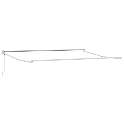 vidaXL Retractable Awning Yellow and Orange 400 x 300 cm