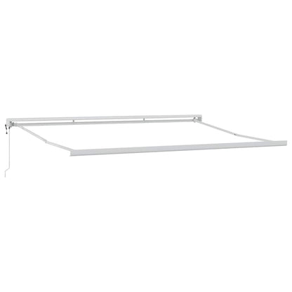 vidaXL Retractable Awning Yellow and Orange 400 x 350 cm