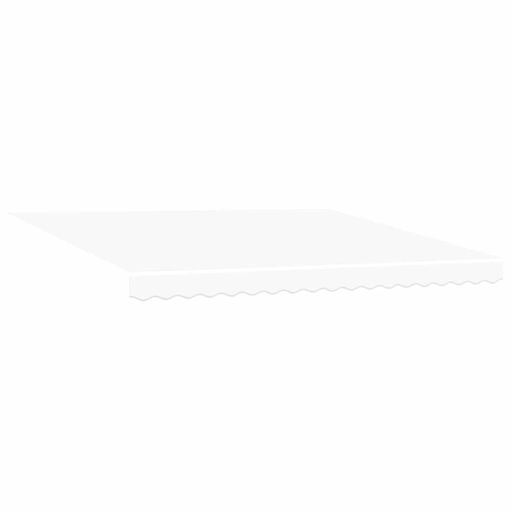 vidaXL Retractable Awning White 400 x 300 cm Fabric and Steel