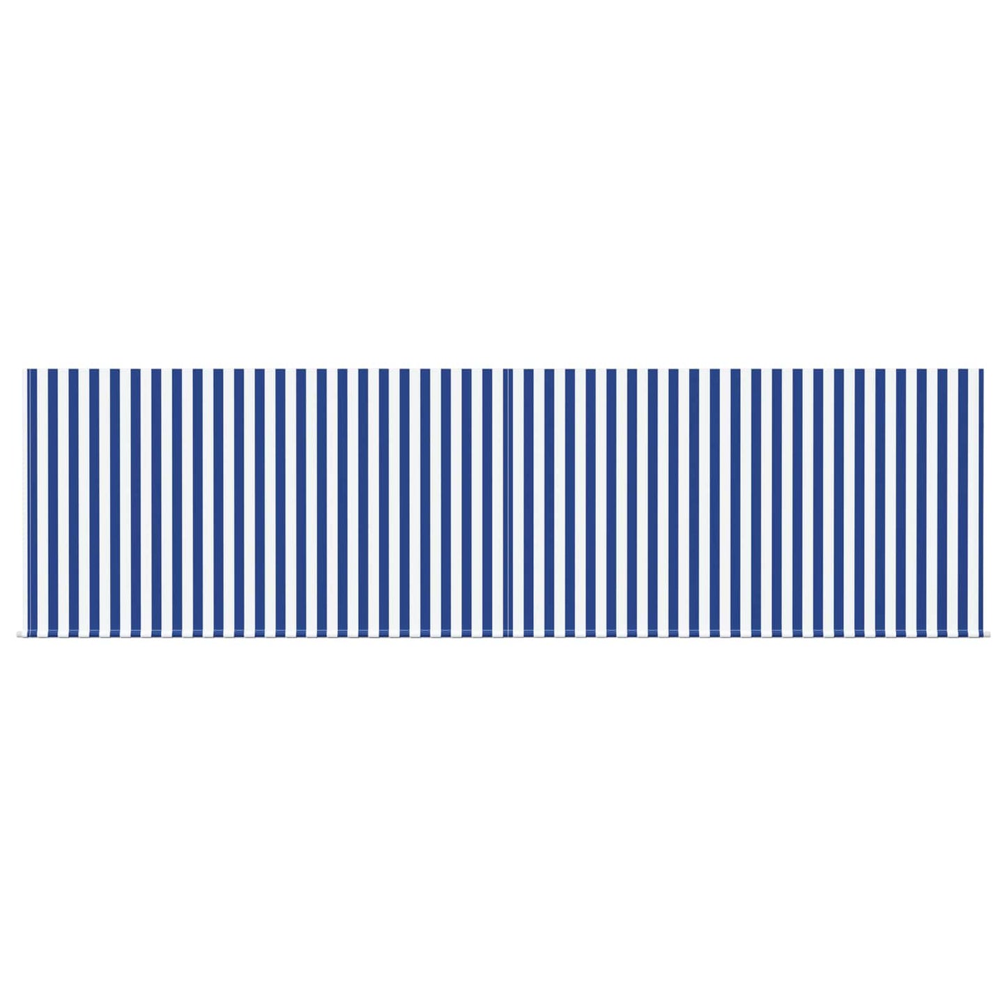vidaXL Retractable Awning Manual Blue and White 400 x 300 cm
