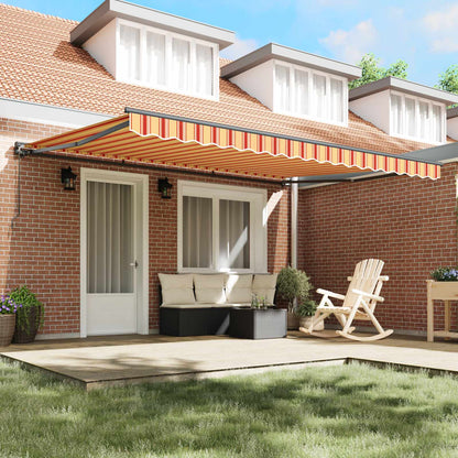 vidaXL Awning Frame Multicolour 450 x 300 cm Polyester with PU coating