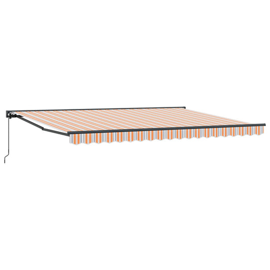 vidaXL Awning Frame Blue and Orange 450 x 300 cm
