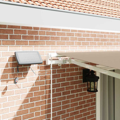 vidaXL Retractable Awning Beige 450 x 300 cm Fabric and Aluminium