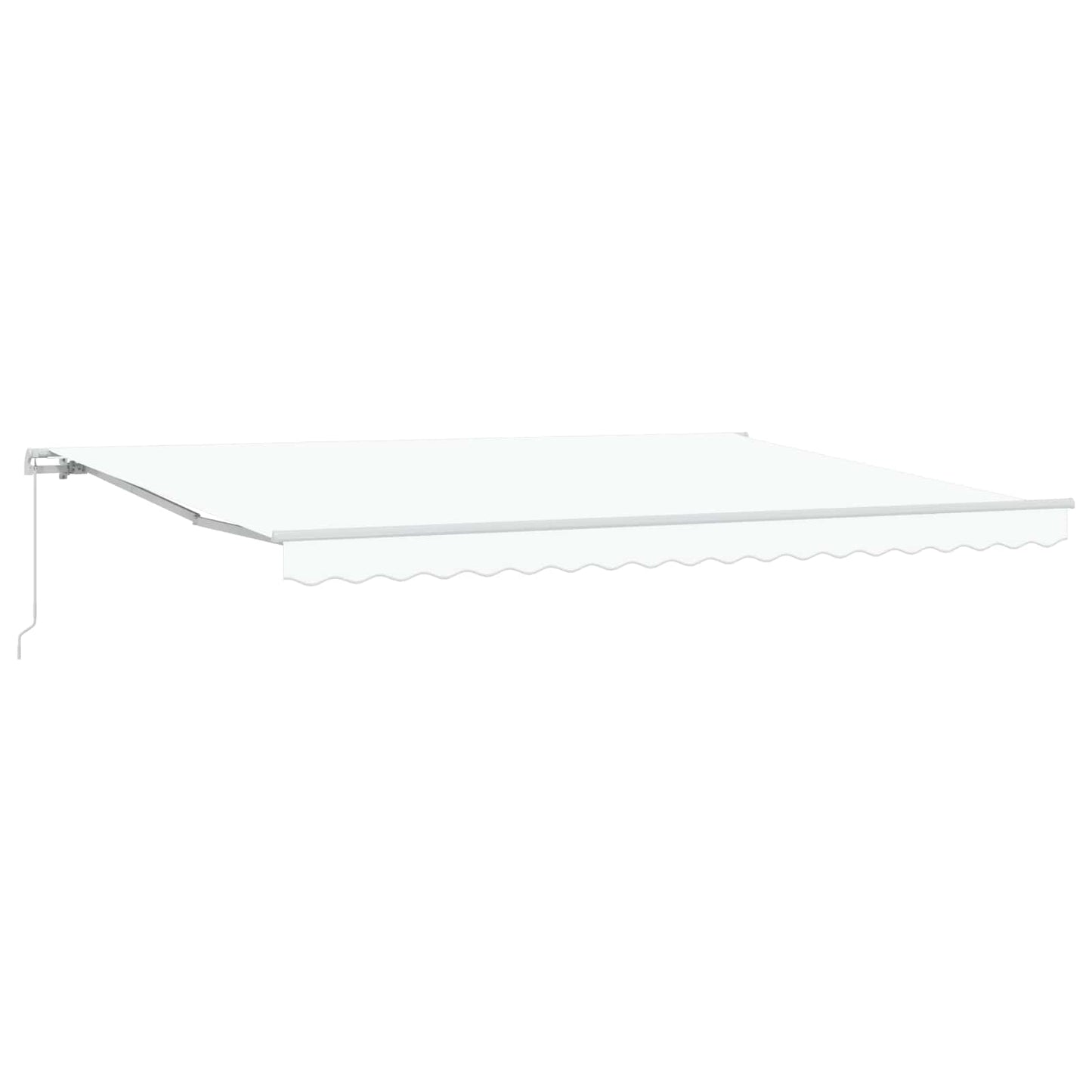 vidaXL Retractable Awning White 450 x 300 x 165 cm
