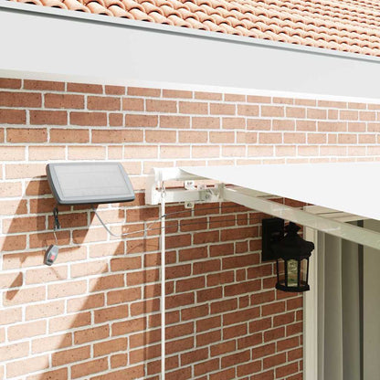 vidaXL Retractable Awning White 450 x 300 cm Fabric and Aluminium