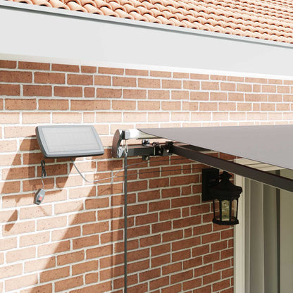 vidaXL Retractable Awning Light Grey 450 x 300 cm Fabric and Aluminium
