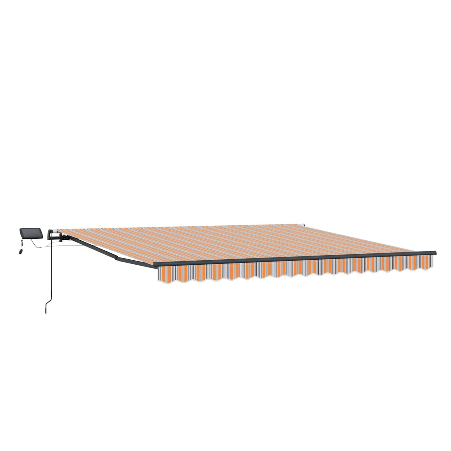 vidaXL Retractable Awning Multicolour 450 x 350 cm