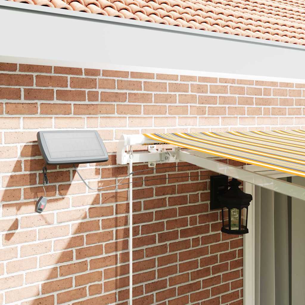 vidaXL Retractable Awning Multicolour 450 x 350 cm