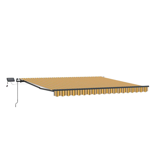 vidaXL Retractable Awning Multicolour 450 x 350 cm