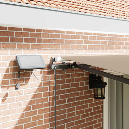 vidaXL Retractable Awning Beige 450 x 350 cm Fabric and Aluminium