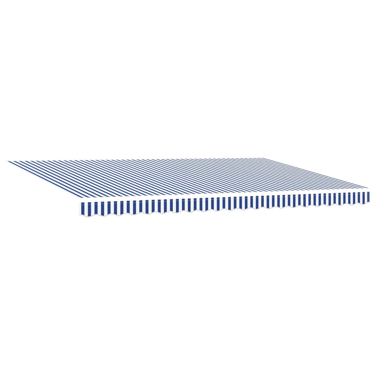 vidaXL Awning Frame Blue and White 500 x 300 cm