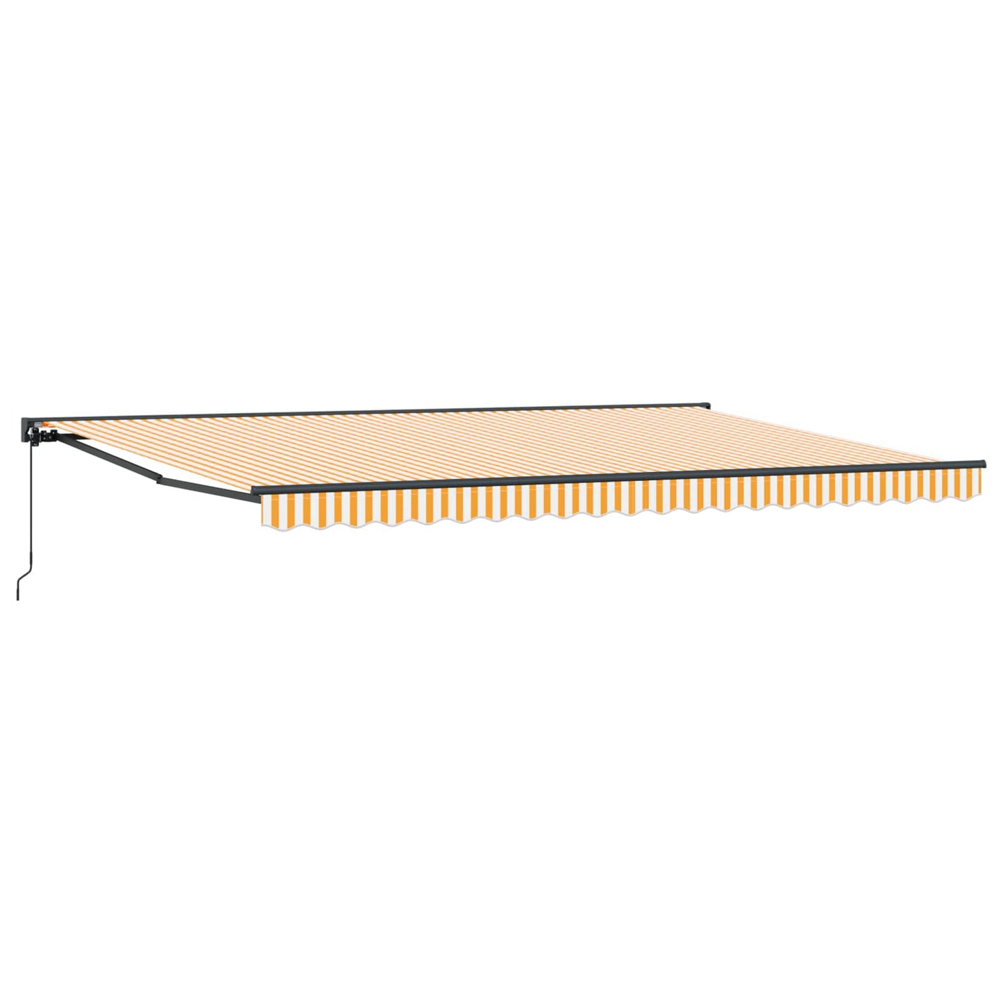 vidaXL Awning Frame Yellow and White 500 x 300 cm