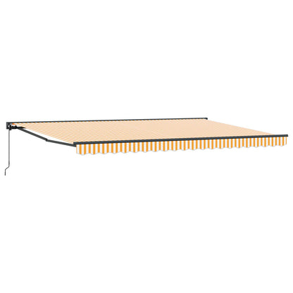 vidaXL Awning Frame Yellow and White 500 x 300 cm