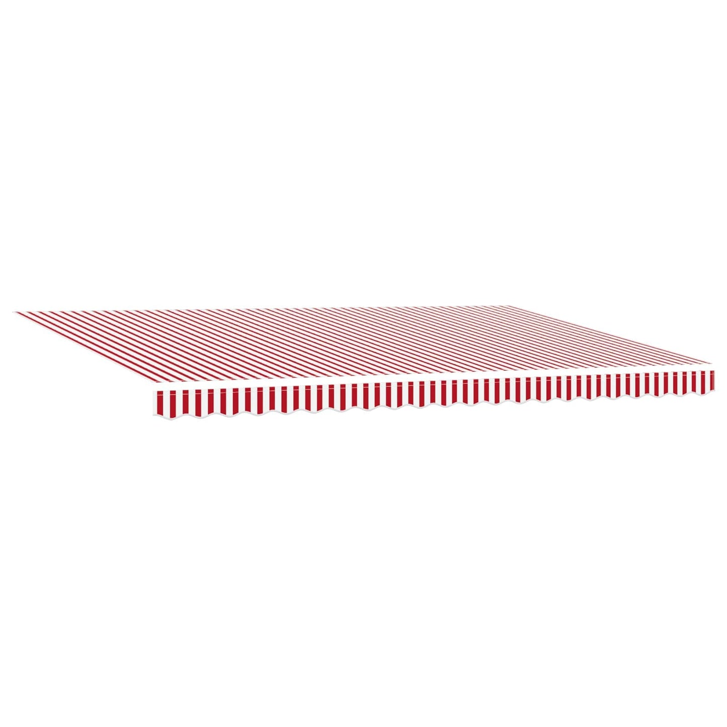 vidaXL Awning Frame Red and White 500 x 300 cm