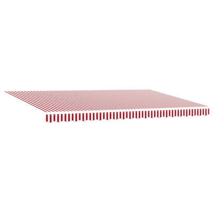 vidaXL Awning Frame Red and White 500 x 300 cm