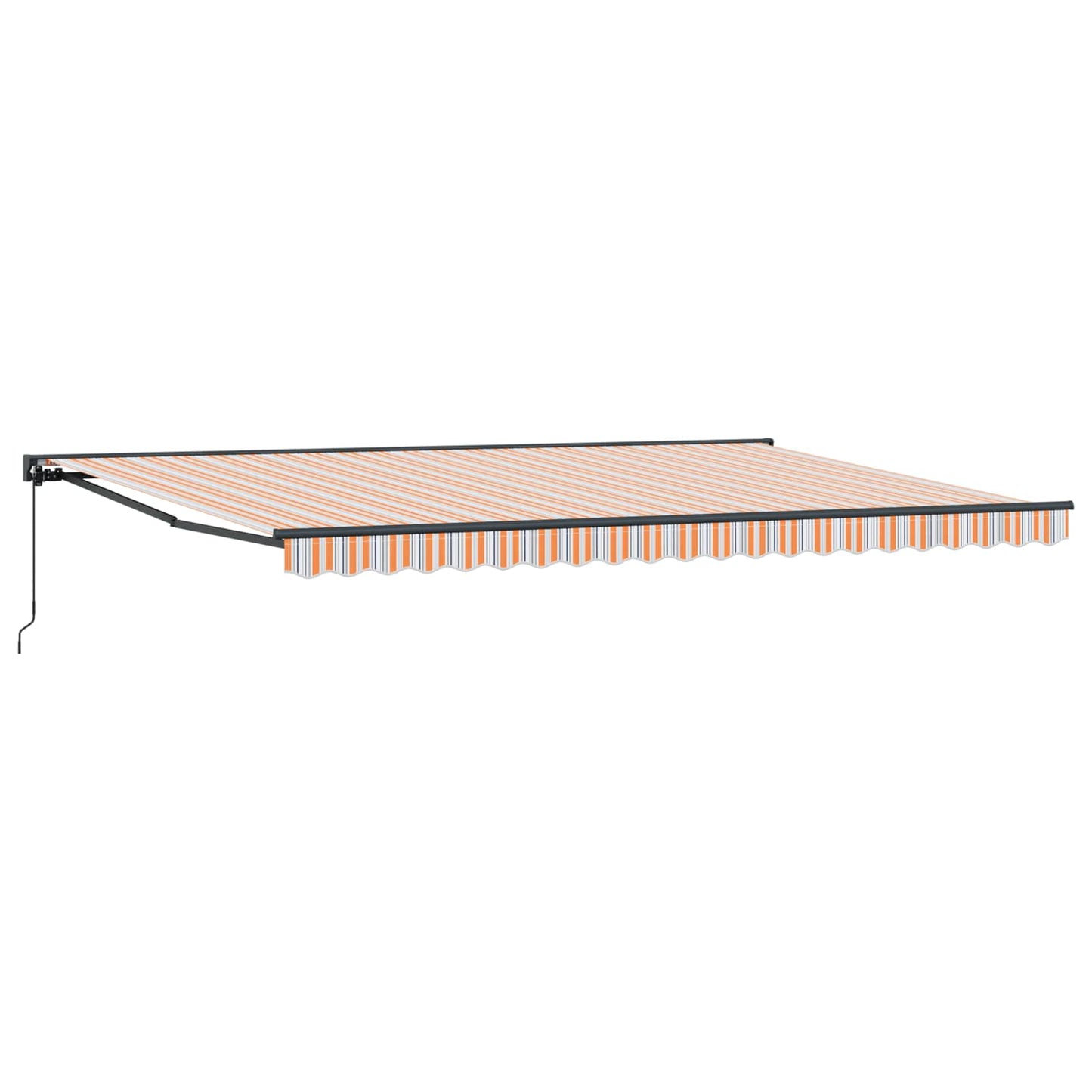 vidaXL Awning Frame Blue and Orange 500 x 300 cm