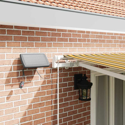 vidaXL Retractable Awning Multicolour 500 x 300 cm Fabric and Steel